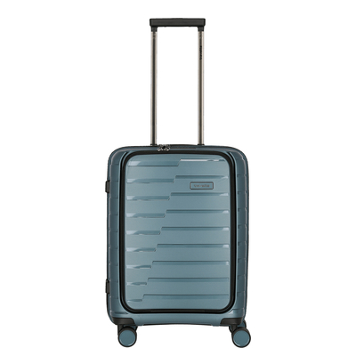Travelite Air Base 4 Wiel Trolley S Front-Pocket ice blue