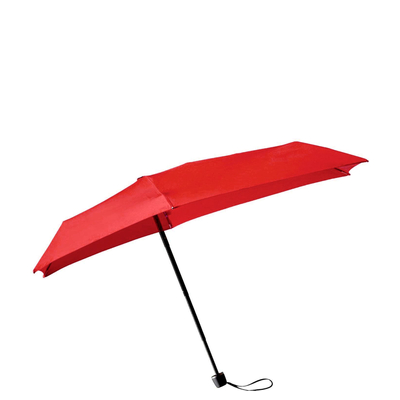 Senz Micro Manual Opvouwbare Stormparaplu passion red