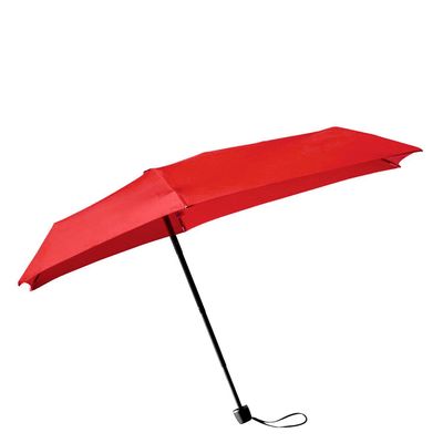 Senz Micro Manual Opvouwbare Stormparaplu passion red