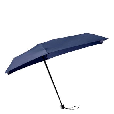 Senz Micro Manual Opvouwbare Stormparaplu midnight blue