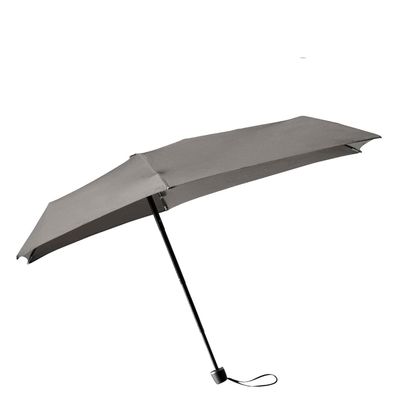 Senz Micro Manual Opvouwbare Stormparaplu silk grey