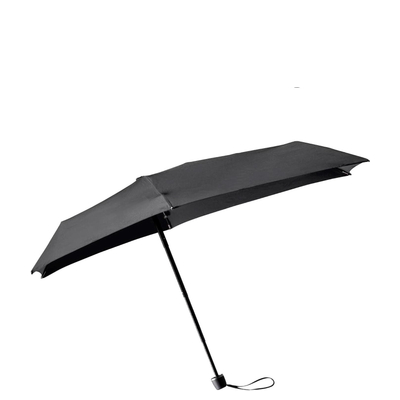 Senz Micro Manual Opvouwbare Stormparaplu pure black