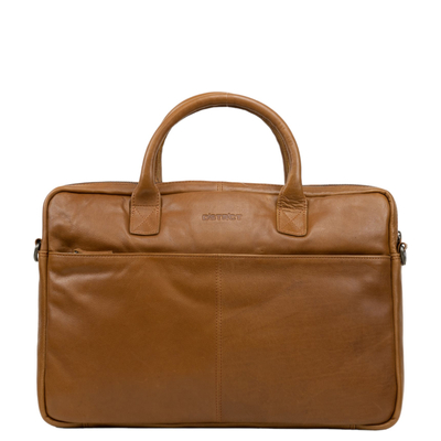 DSTRCT State Street Limited Workingbag 17" cognac