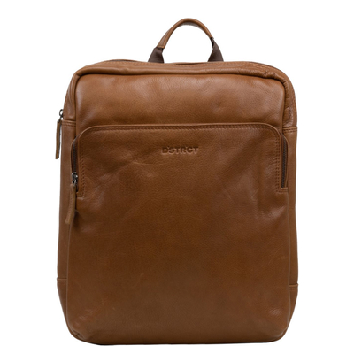 DSTRCT State Street Laptop Backpack 15.6" cognac