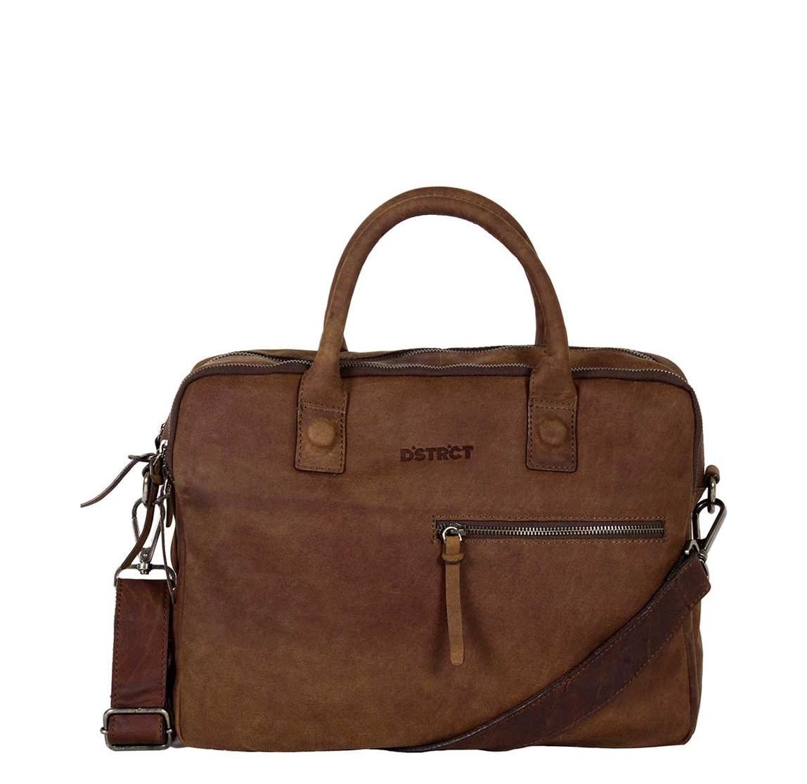 DSTRCT schoudertas bruin