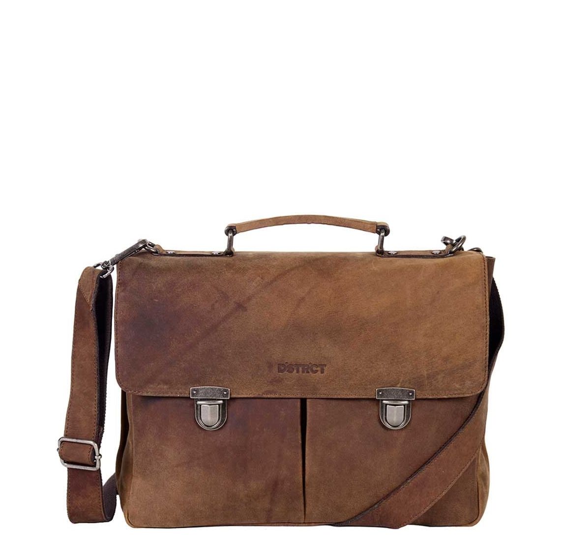 DSTRCT schoudertas bruin