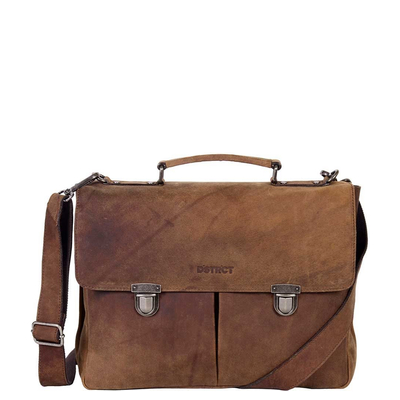 DSTRCT Wall Street Workingbag 15" brown