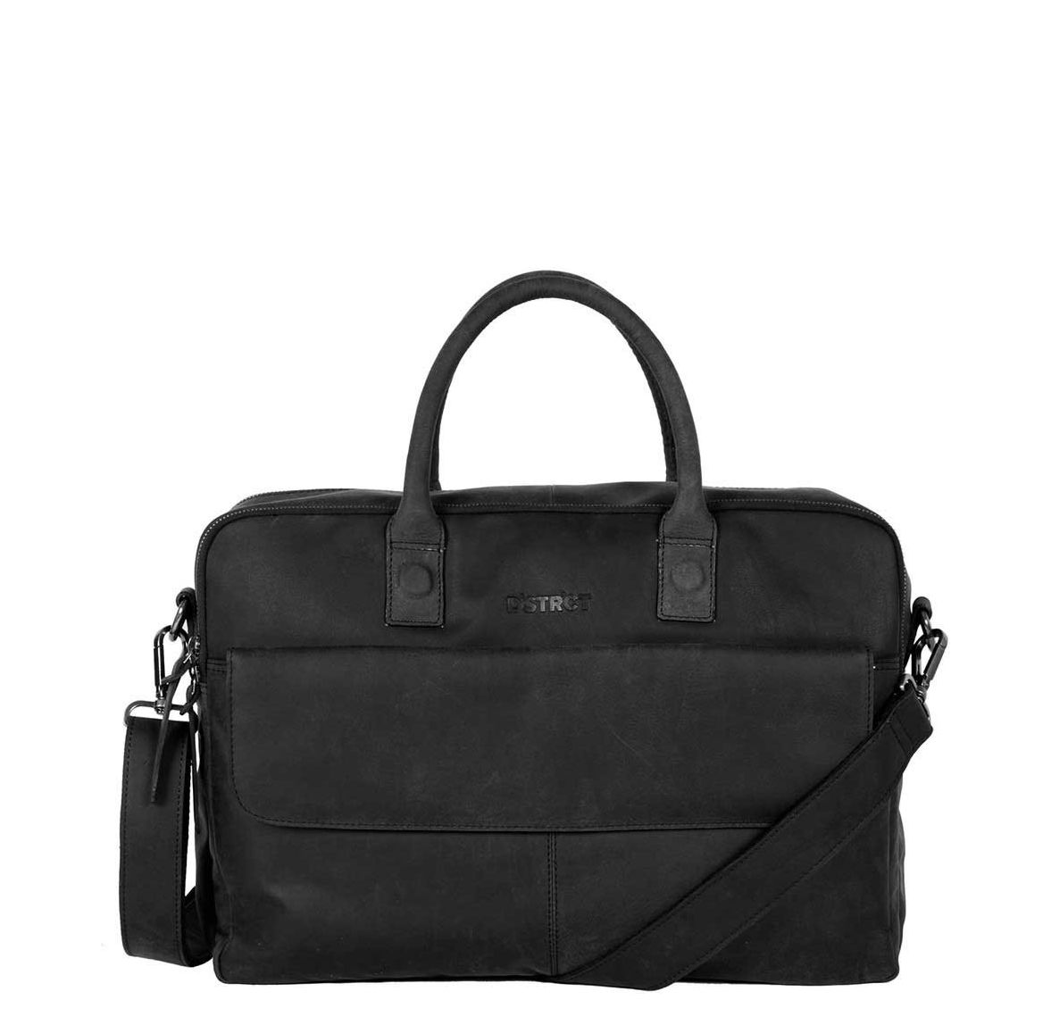DSTRCT schoudertas zwart