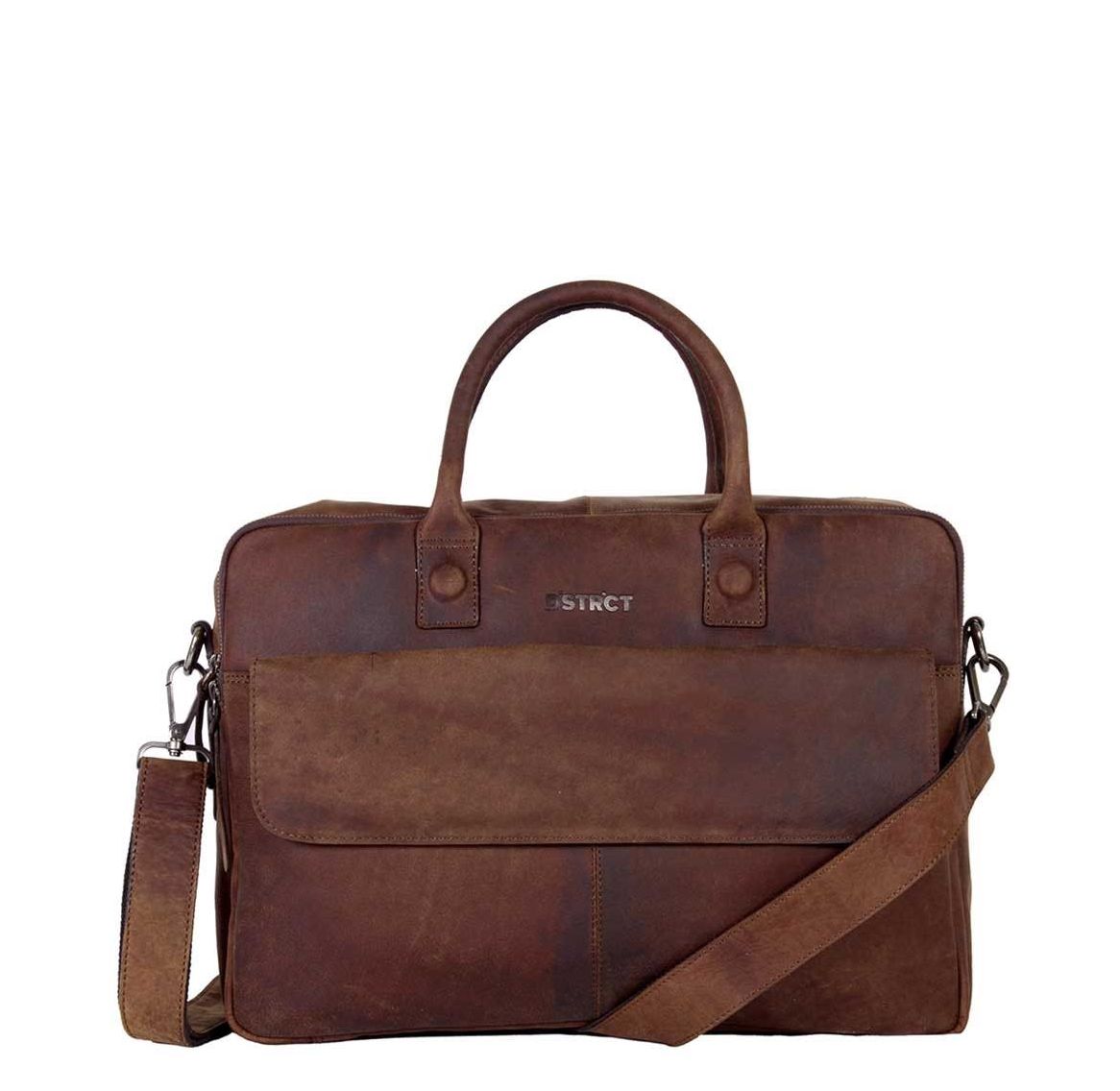 DSTRCT schoudertas bruin