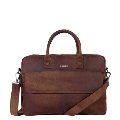 DSTRCT Wall Street Workingbag 17" brown