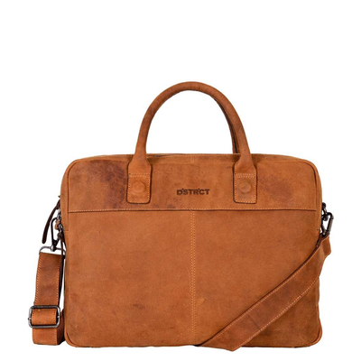 DSTRCT Wall Street Workingbag 15.6" cognac