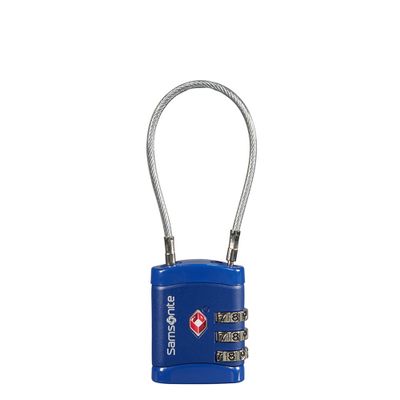 Samsonite Accessoires Cablelock 3 Dial TSA midnight blue
