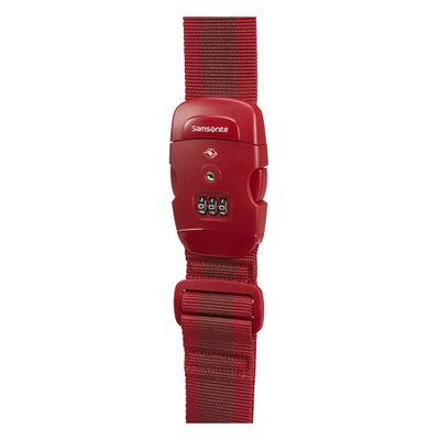 Samsonite Accessoires Luggage Strap/TSA Lock red