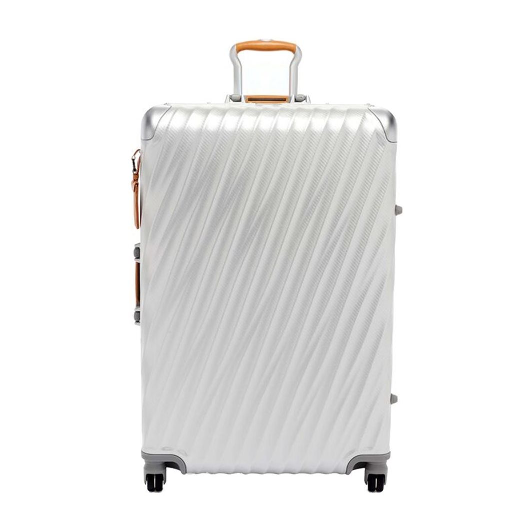 Tumi 19 Degree Aluminium Extended Trip Packing Case texture silver