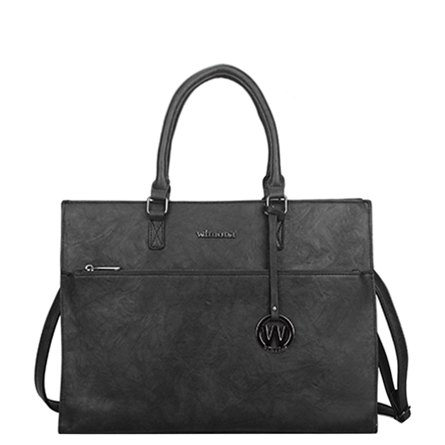 Wimona Franca laptoptas zwart