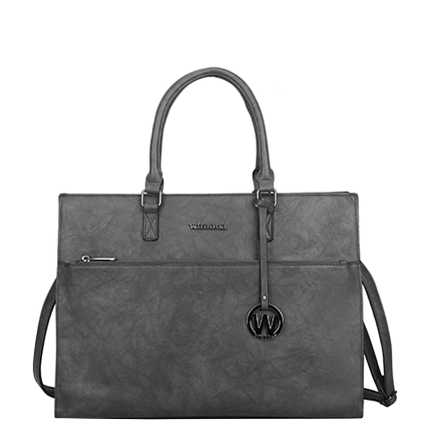 Wimona Franca laptoptas grijs