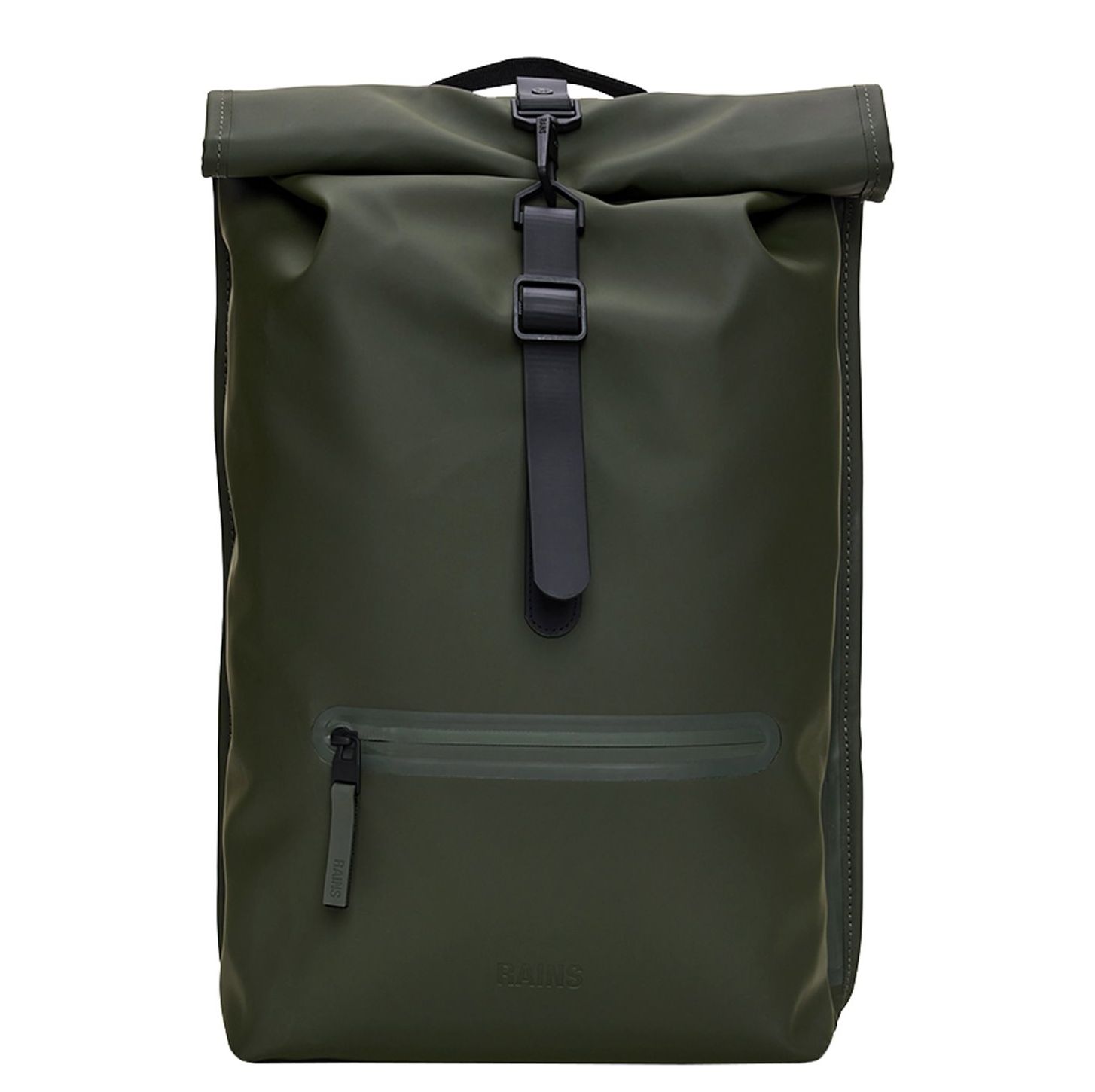 Rains Rolltop Rucksack rugzak groen