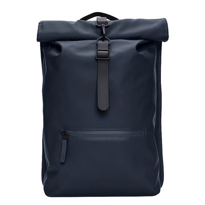 Rains Rolltop Rucksack W3 navy