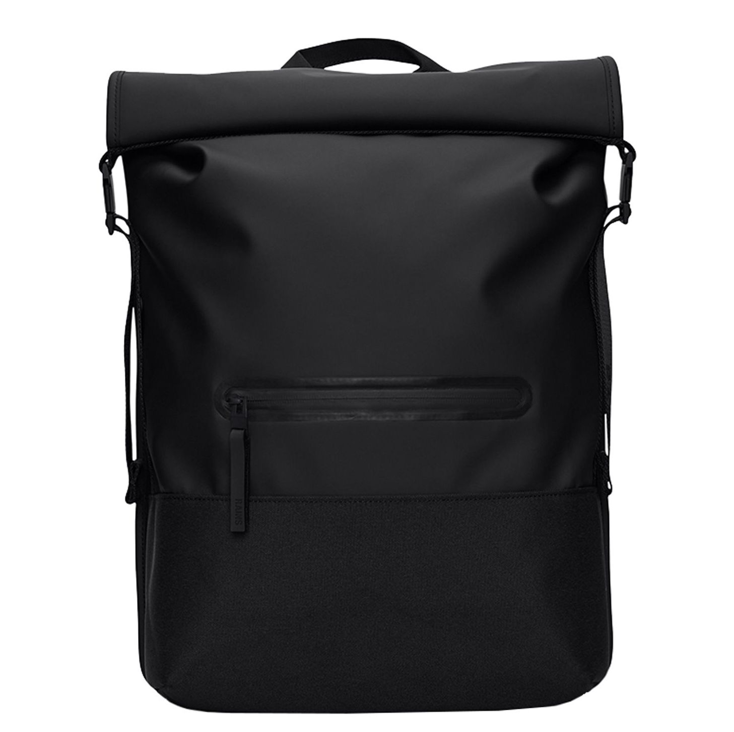 Rains Rolltop rugzak zwart