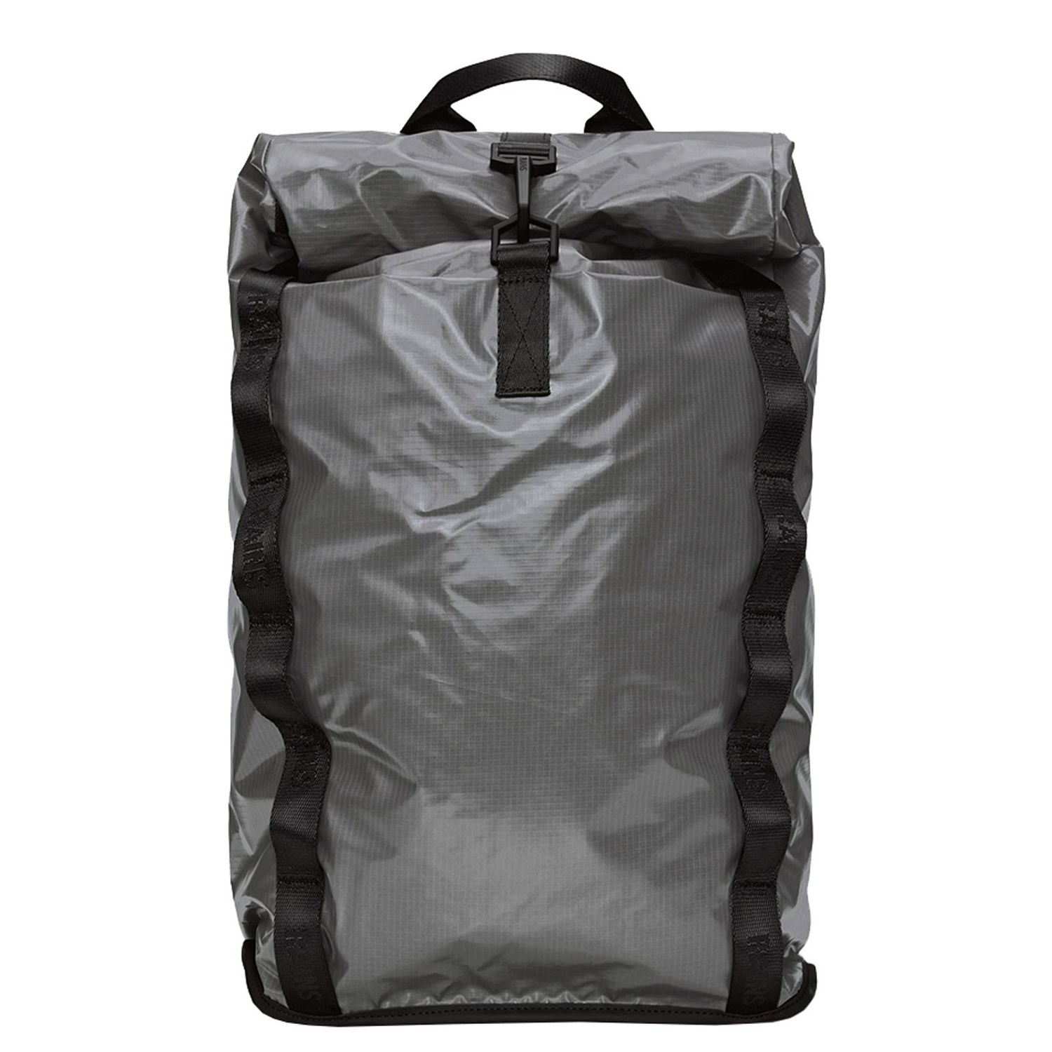 Rains Rolltop Rucksack rugzak grijs