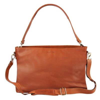 Plevier Millau Dames Laptoptas 15.6" cognac