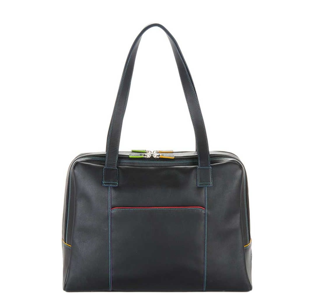 MyWalit schoudertas zwart en multicolor