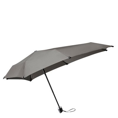 Senz Manual Opvouwbare Stormparaplu silk grey