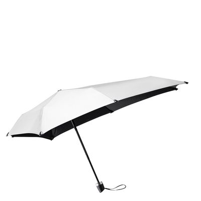 Senz Manual Opvouwbare Stormparaplu shiny silver