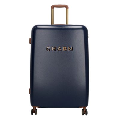 Charm London Travel Trolley L blauw