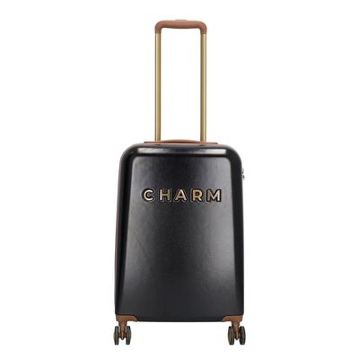 Charm London Travel Trolley S zwart