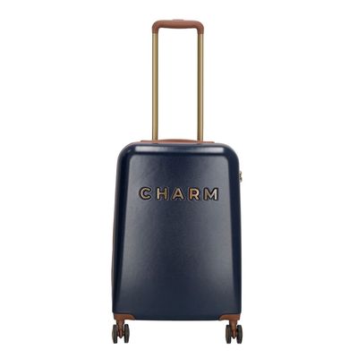Charm London Travel Trolley S blauw