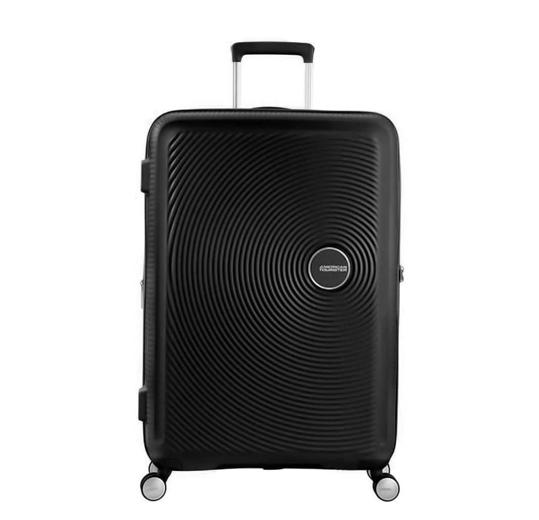 American Tourister Soundbox 77 Spinners zwart
