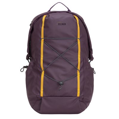 Elliker Kiln Hooded Zip Top Backpack 22L purple