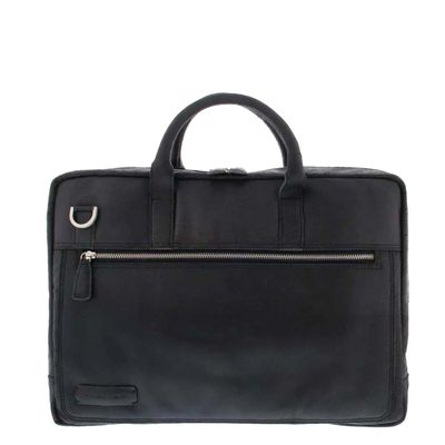 Plevier Vintage London Laptoptas 2 vaks 15.6" black