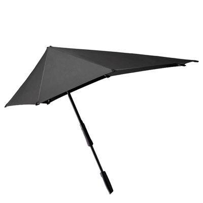 Senz Large Stick Stormparaplu pure black