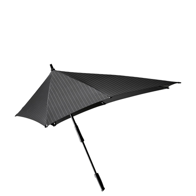 Senz XXL Stick Stormparaplu pin stripes black