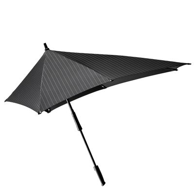 Senz XXL Stick Stormparaplu pin stripes black