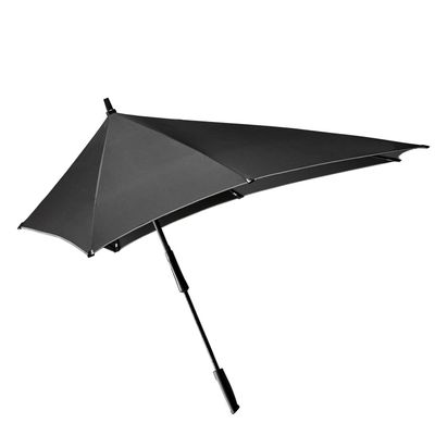 Senz XXL Stick Stormparaplu black reflective