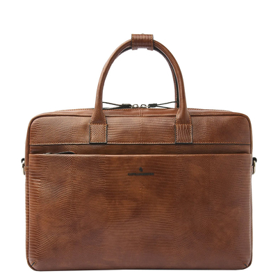 Castelijn & Beerens Donna Ilse Laptoptas 15.6" RFID cognac