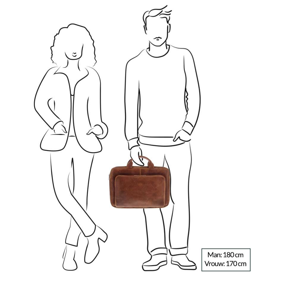 Plevier Urban Esplanade Laptop Sleeve 15.6" cognac