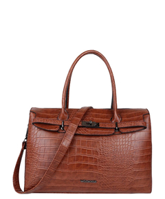 Wimona Sofia Dames Laptoptas cognac