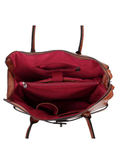 Wimona Sofia Dames Laptoptas cognac
