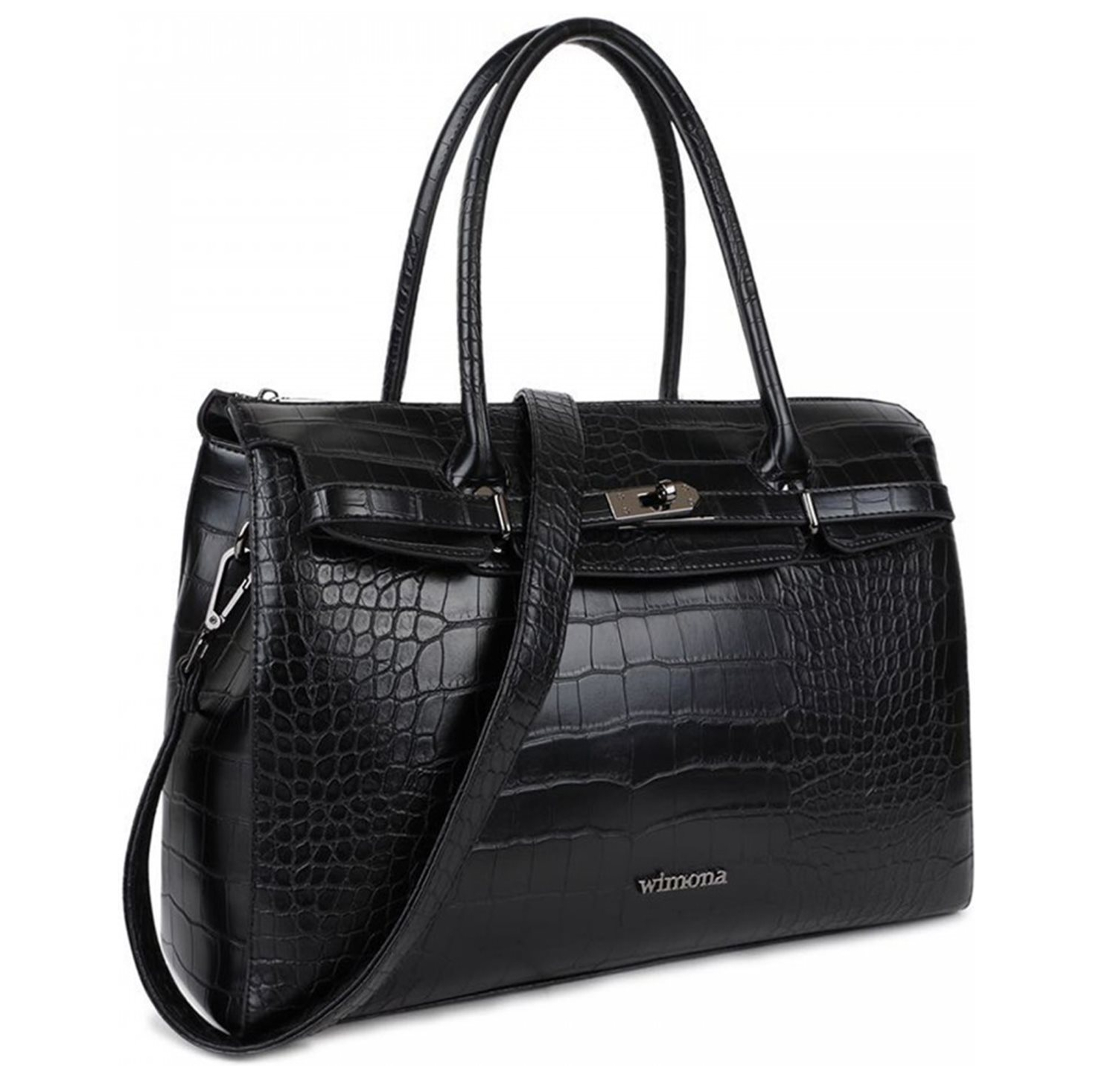 Wimona Sofia Dames Laptoptas zwart