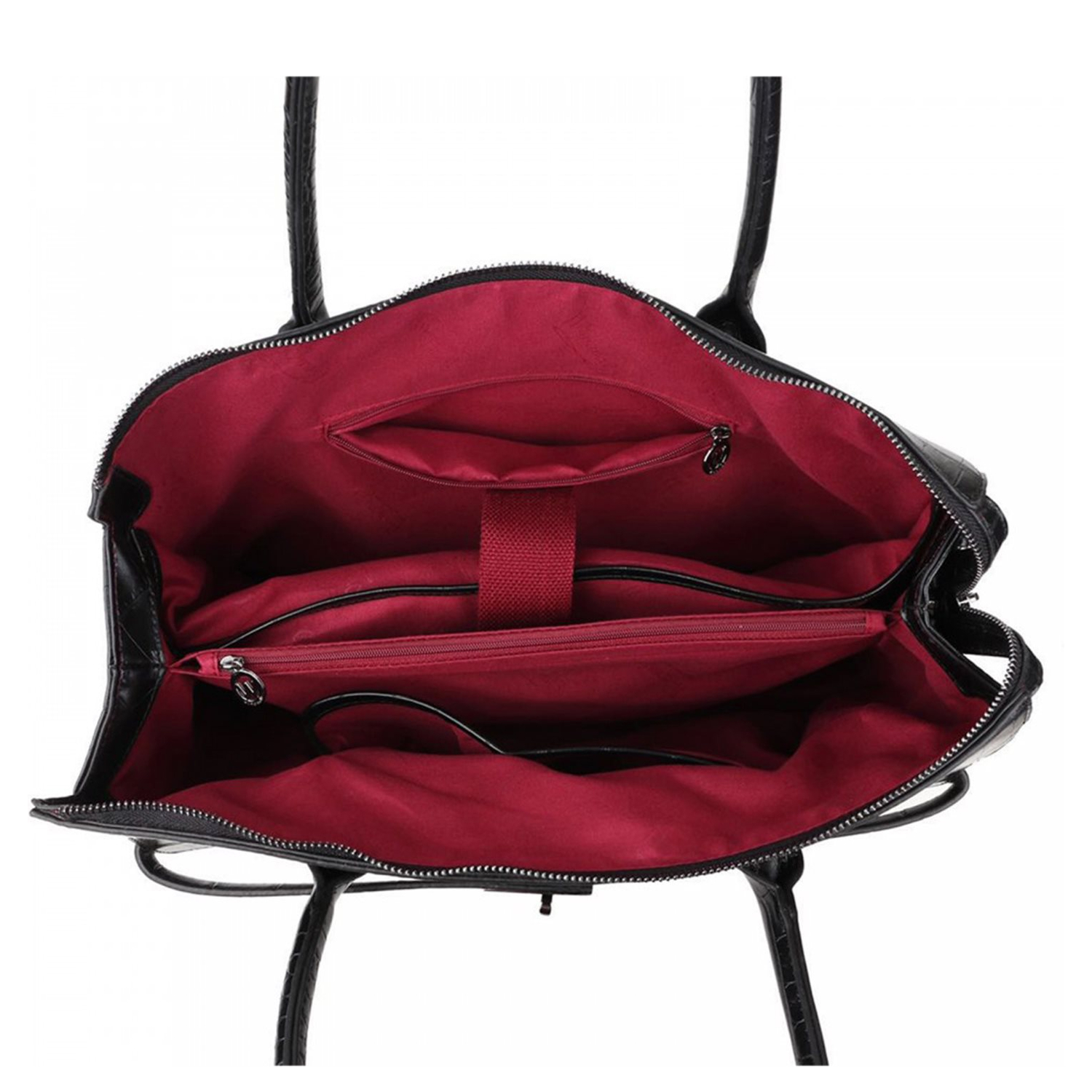 Wimona Sofia Dames Laptoptas zwart