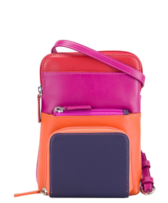 Mywalit Travel Cell Phone Purse sangria multi