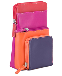 Mywalit Travel Cell Phone Purse sangria multi
