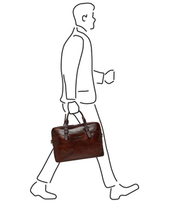 Castelijn & Beerens Rien Laptoptas 15.6'' RFID cognac