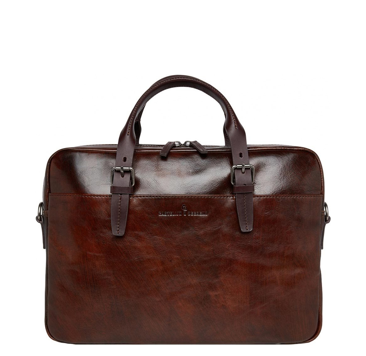 Castelijn & Beerens Rien Laptoptas 15.6'' RFID cognac