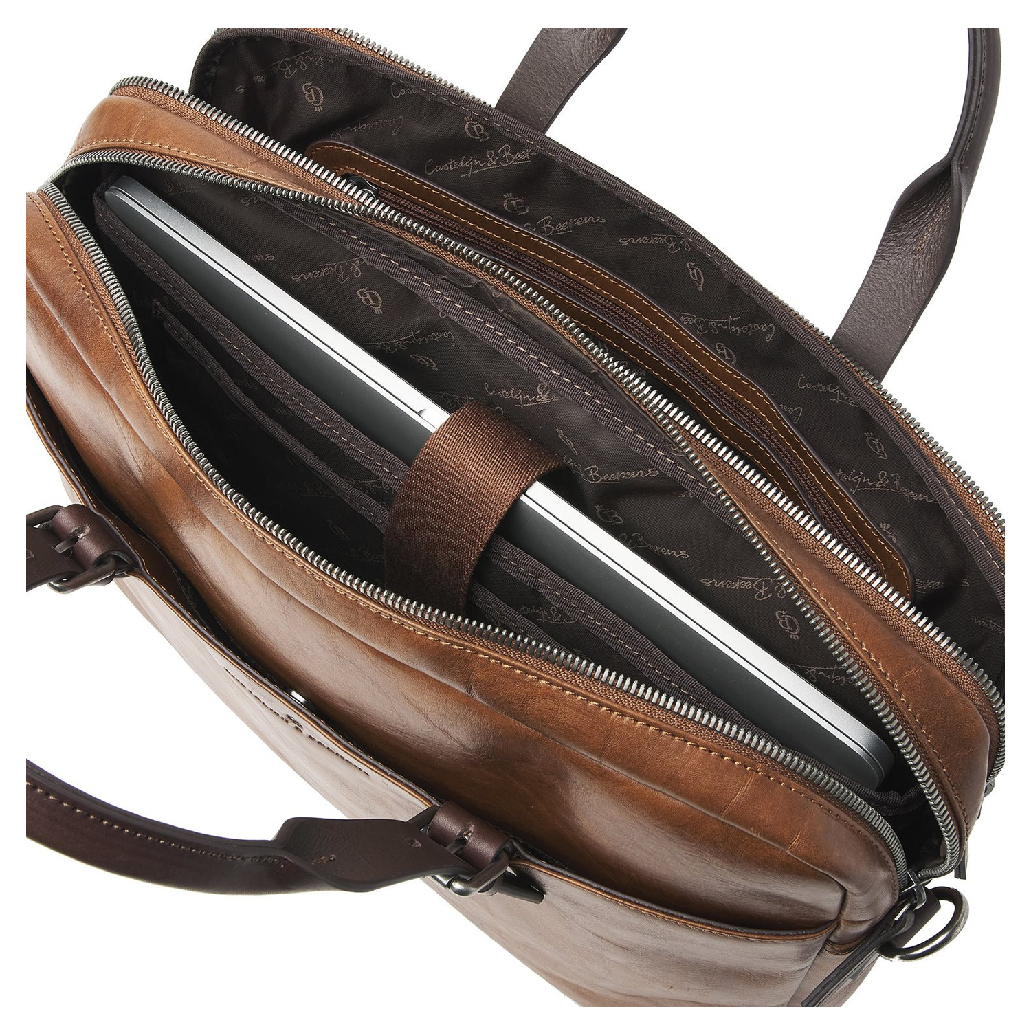 Castelijn & Beerens Rien Laptoptas 15.6'' RFID natural