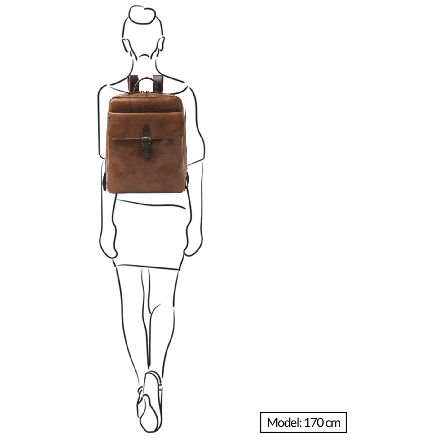 Castelijn & Beerens Rien Laptop Rugzak 15.6" natural